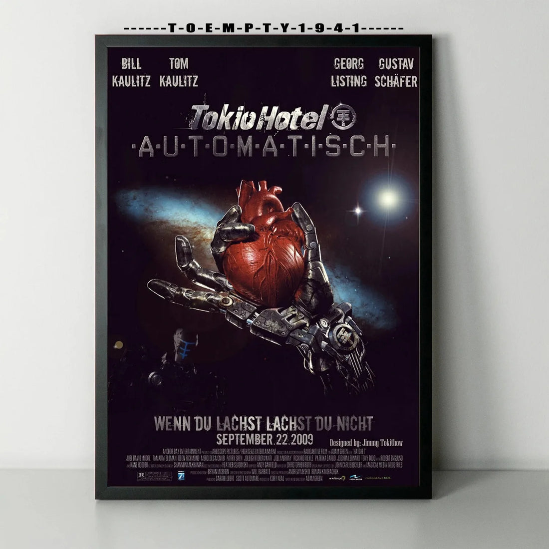 Tokio Hotel Band Poster