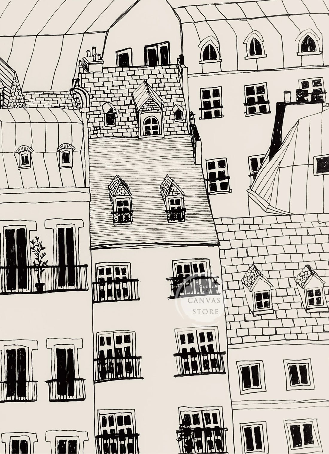 Paris Architecture Poster