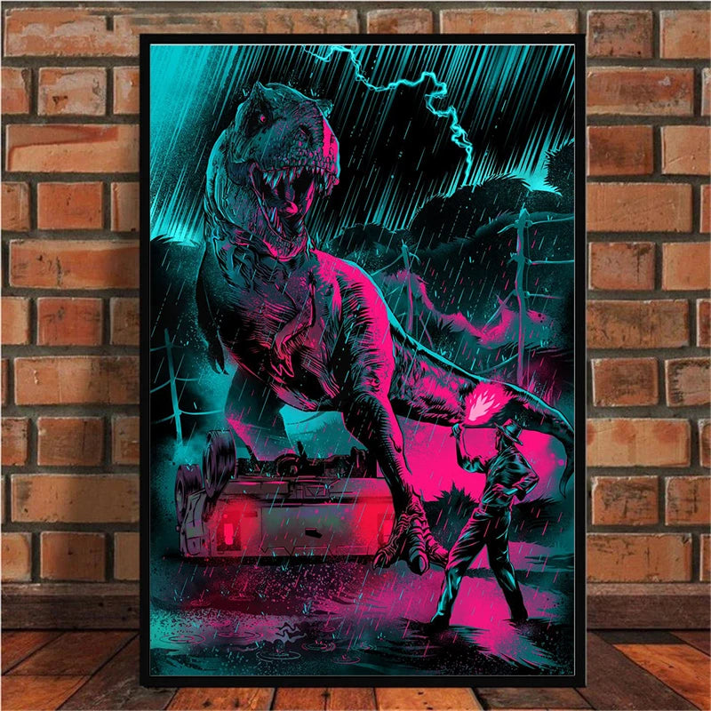 Jurassic Dinosaur Movie Poster