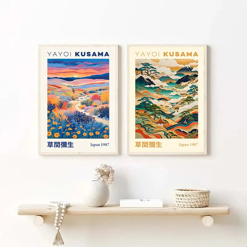 Japanese Geometric Landscape Art