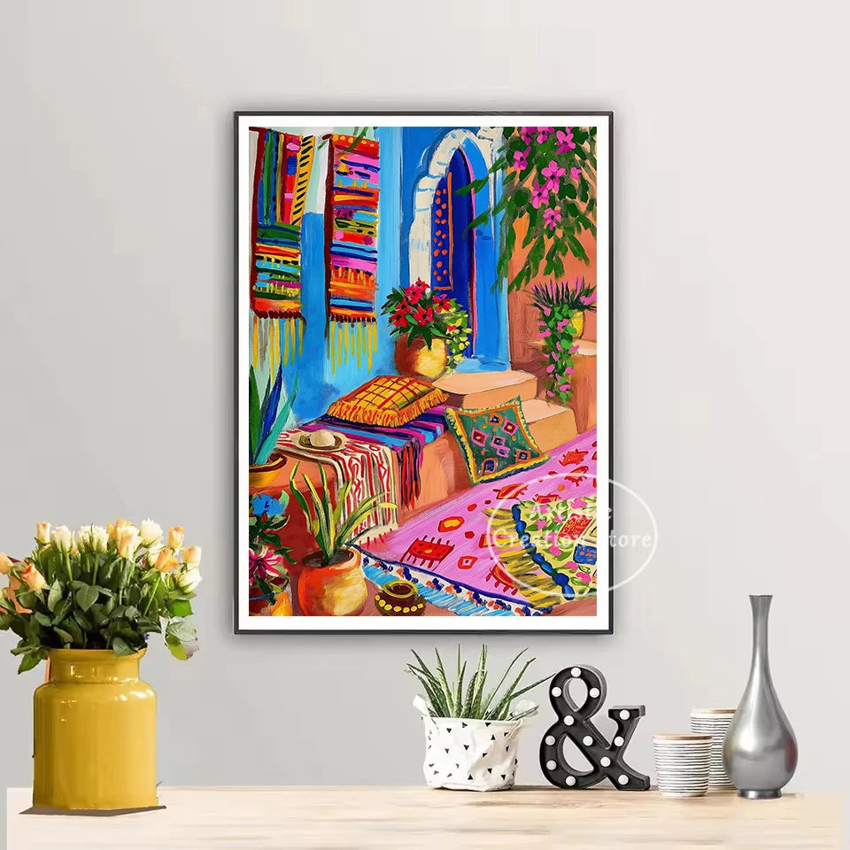 Marrakesh Morocco Travel Poster