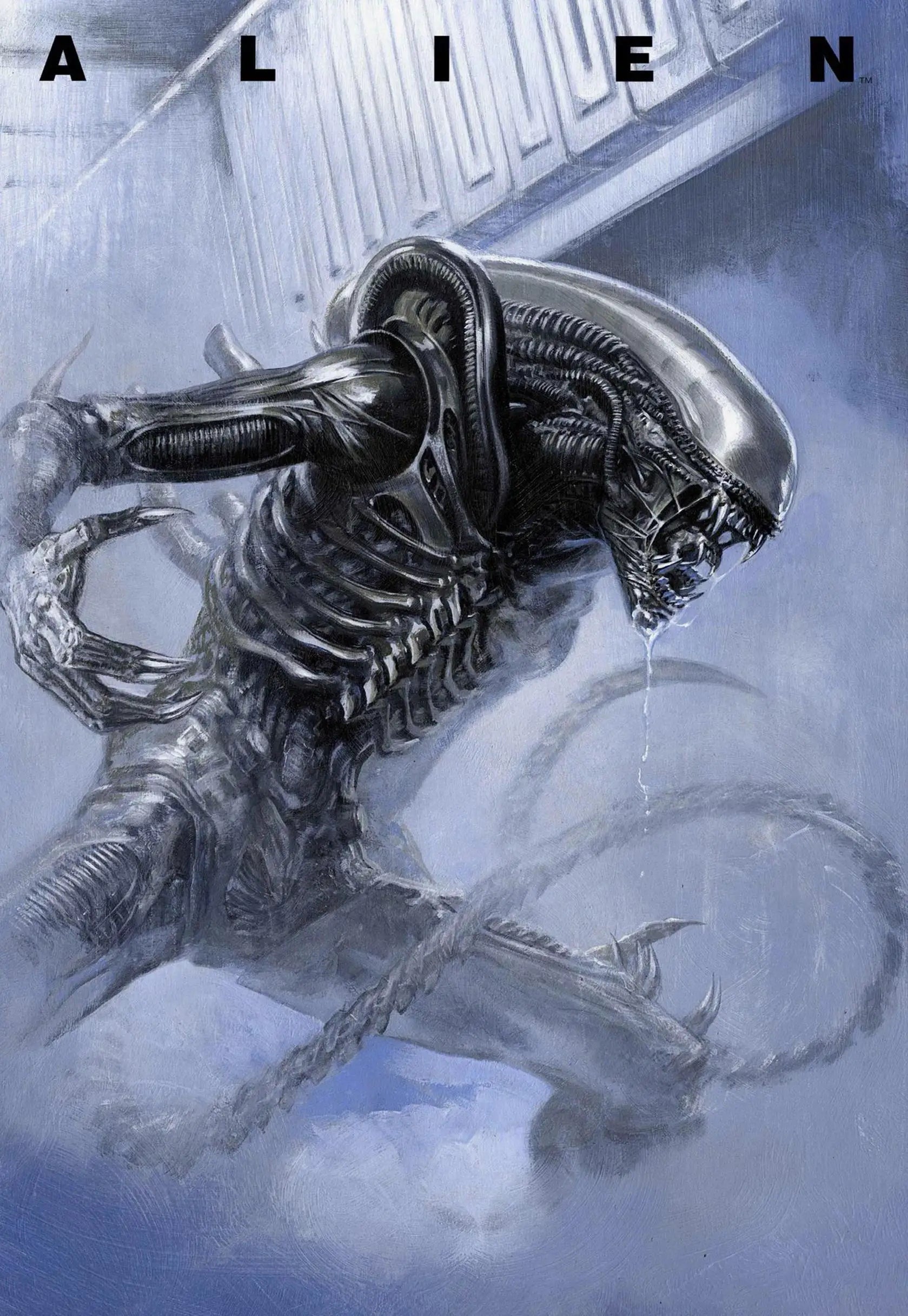 Classic Horror Alien Canvas