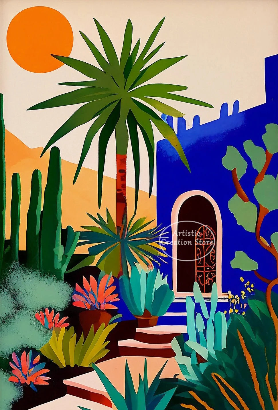 Marrakesh Morocco Travel Poster