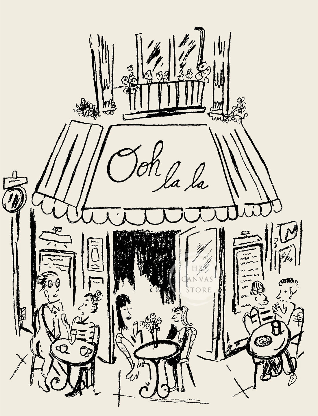 Paris Architecture Poster