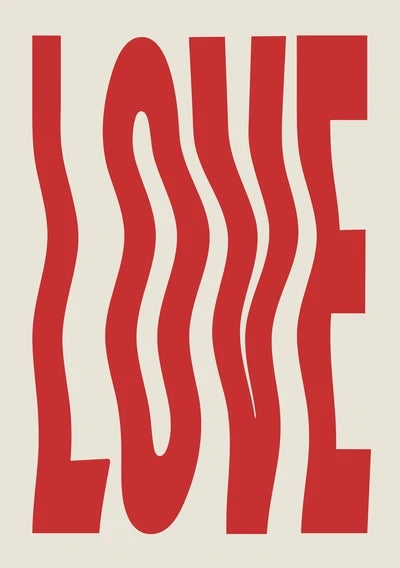 Chaos Typography Canvas Art