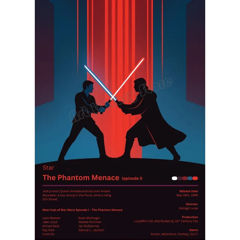 Sci-Fi Planet Fantasy Poster