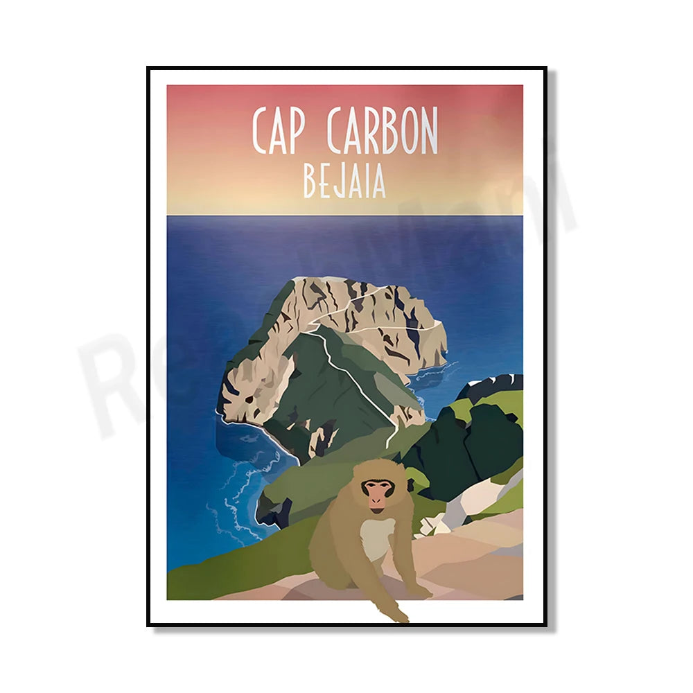 Minimalist Algiers Algeria Print