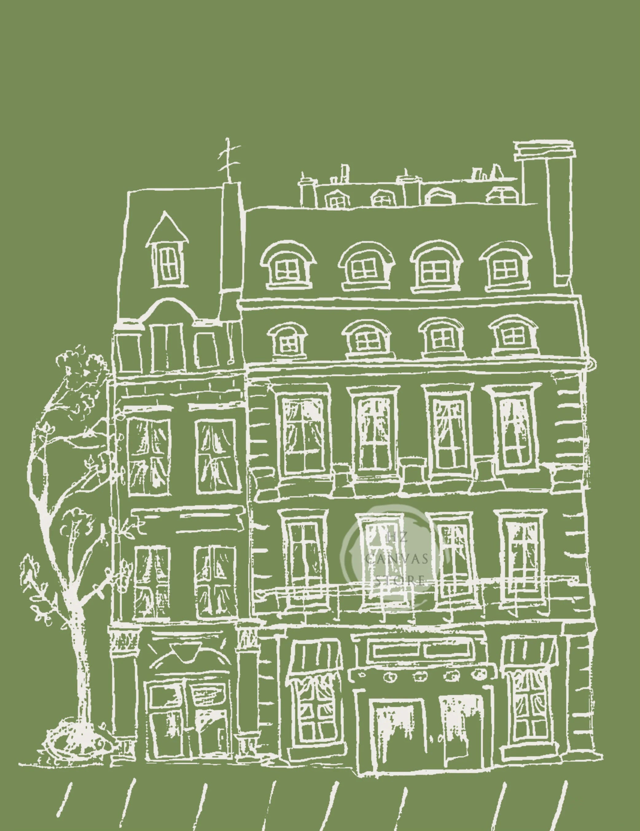 Paris Architecture Poster