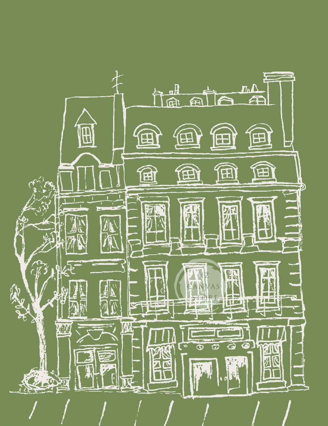 Paris Architecture Poster