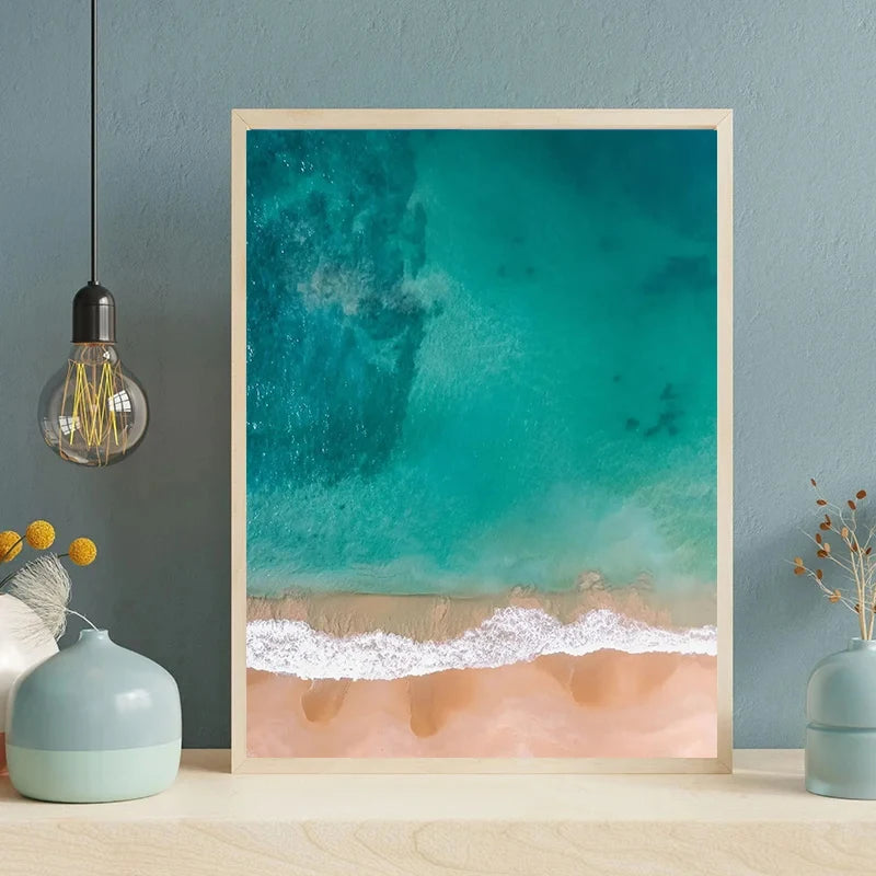 Simple Ocean Beach Canvas