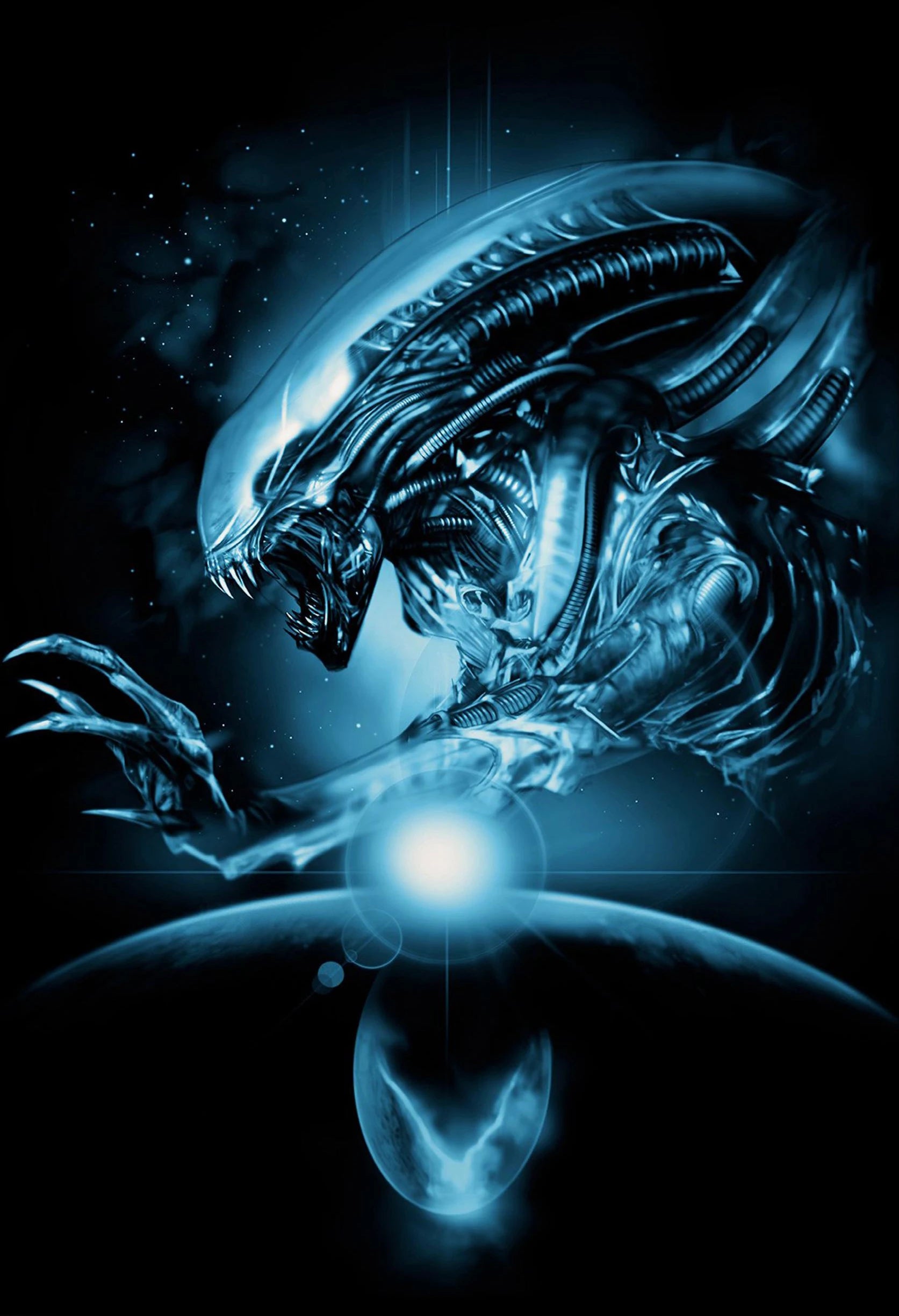 Classic Horror Alien Canvas