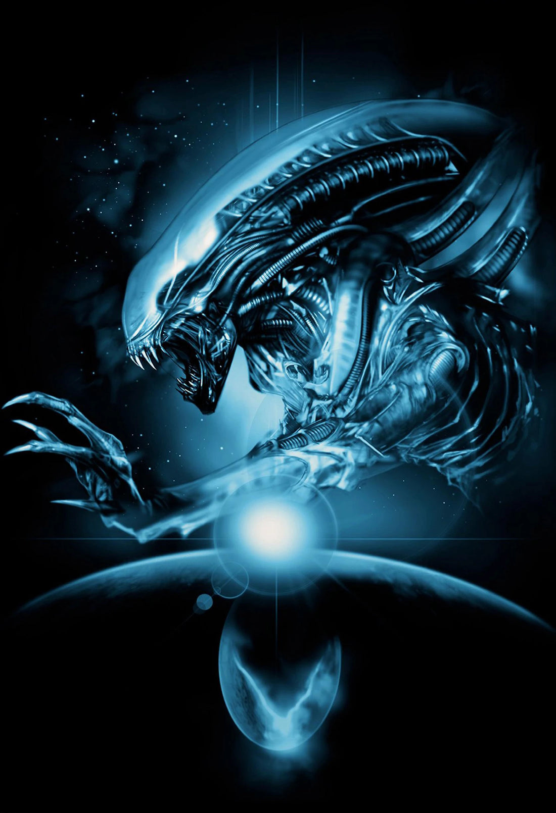 Classic Horror Alien Canvas