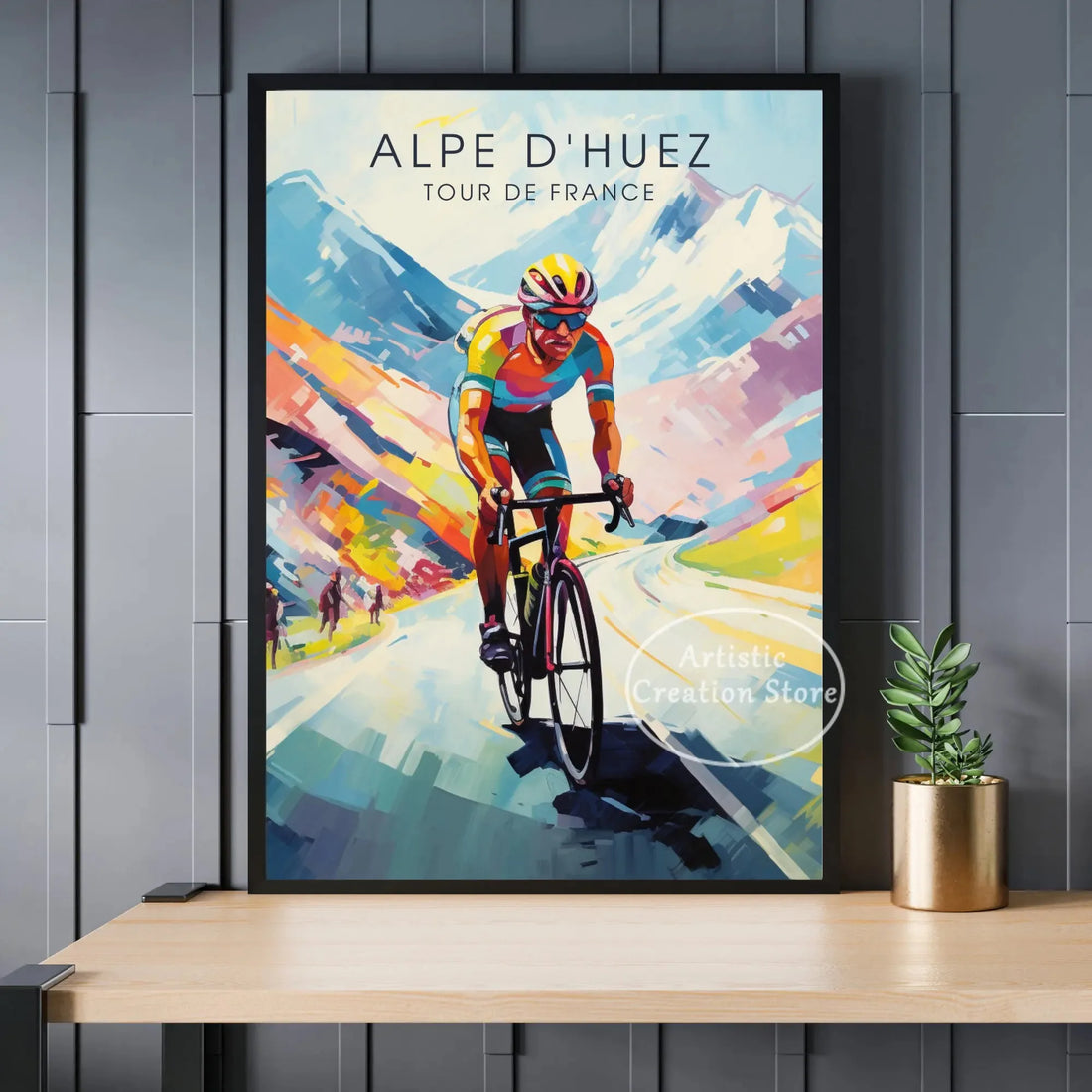 Tour de France Cyclist Poster