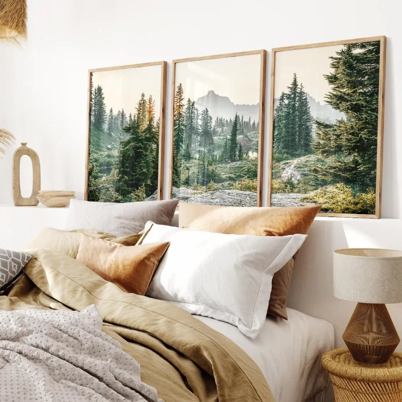 Green Mountain Forest Poster