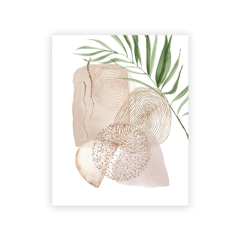 Gold Leaf Botanical Canvas