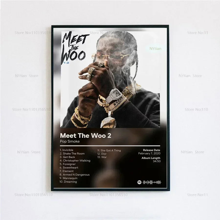 Pop Art Album Smoke Poster