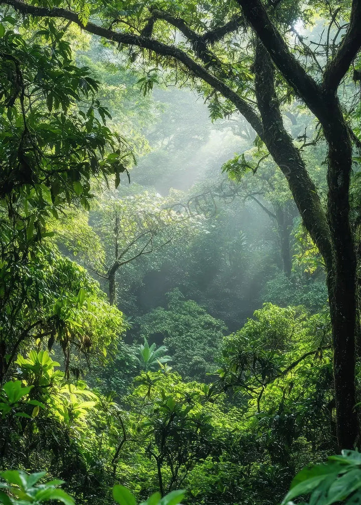 Zen Lake Waterfall Canvas