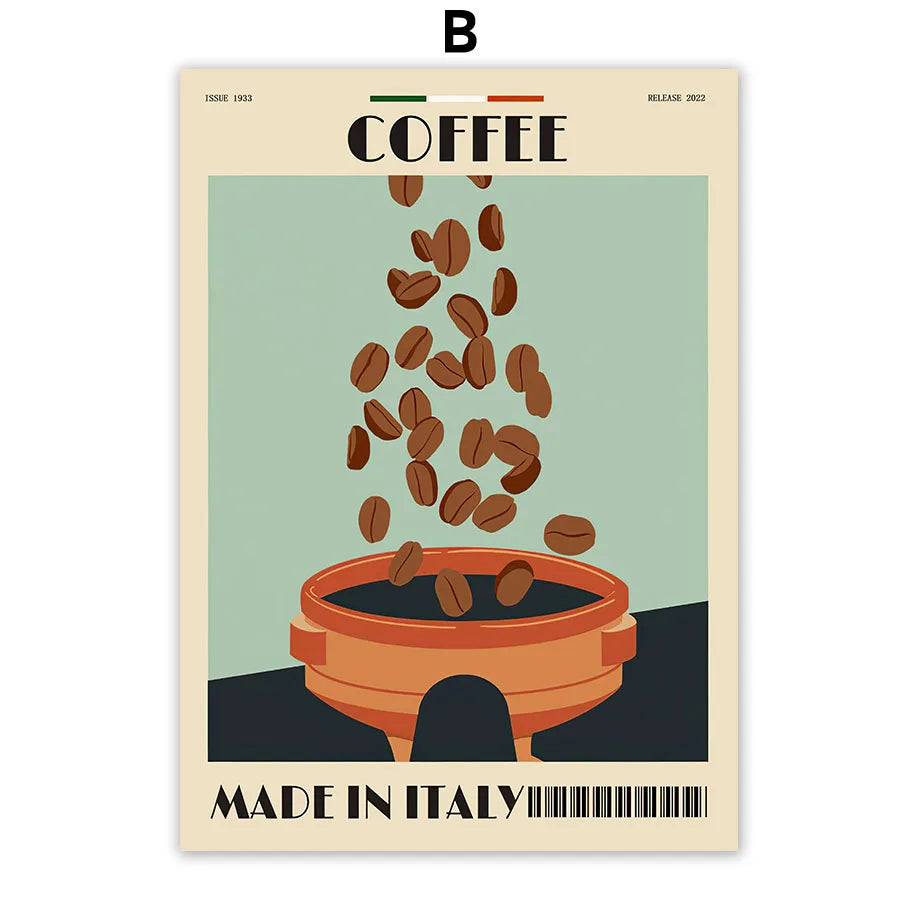 Italian Espresso Coffee Pot Print