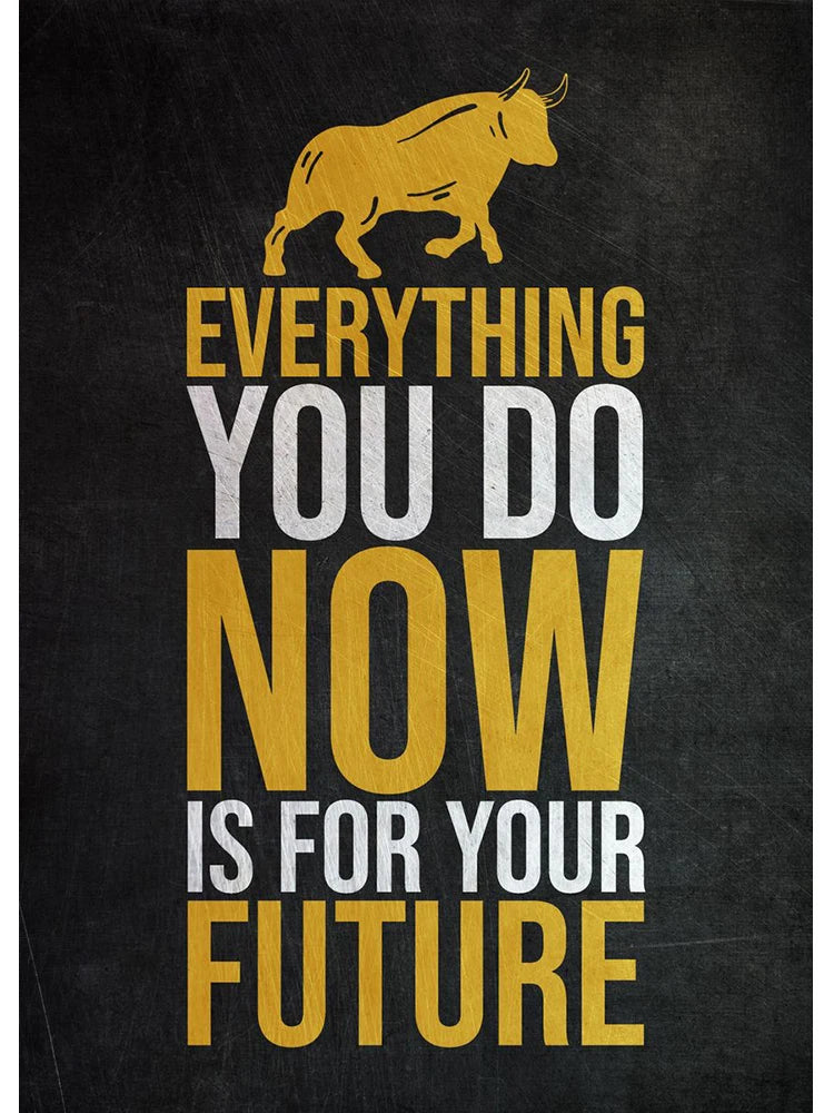 Golden Office Quote Canvas