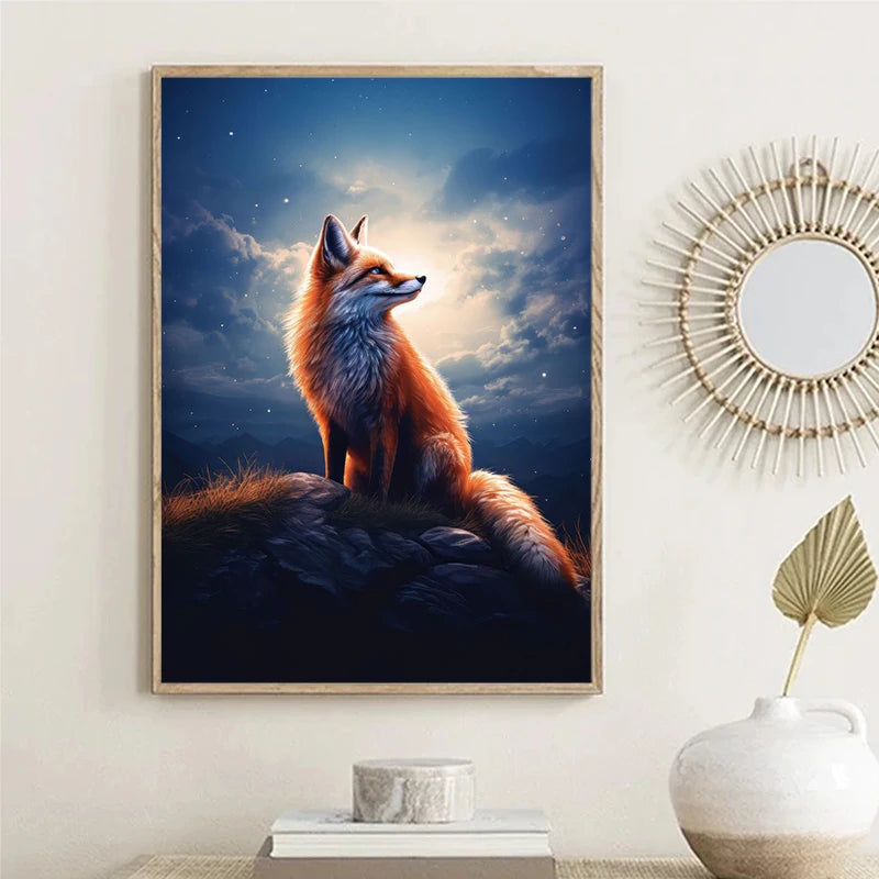 Forest Fox Wall Poster