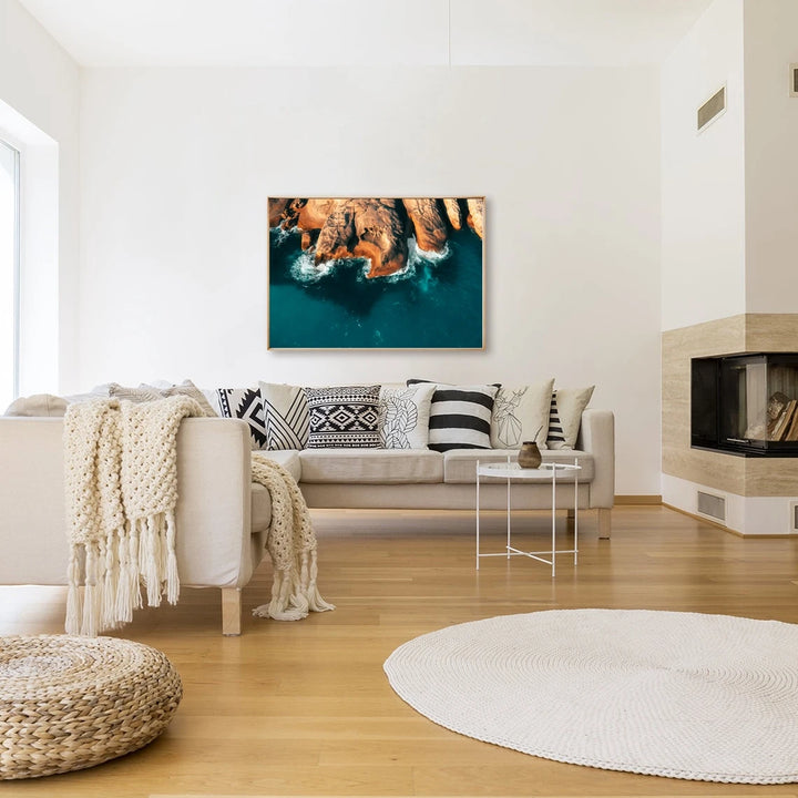 Rocky Coast Aerial Print