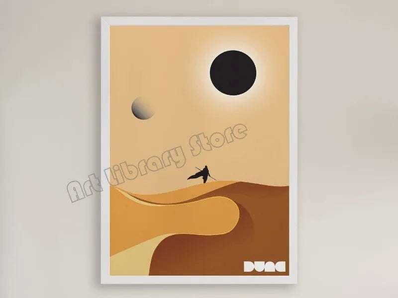 Retro Dune Arrakis Art