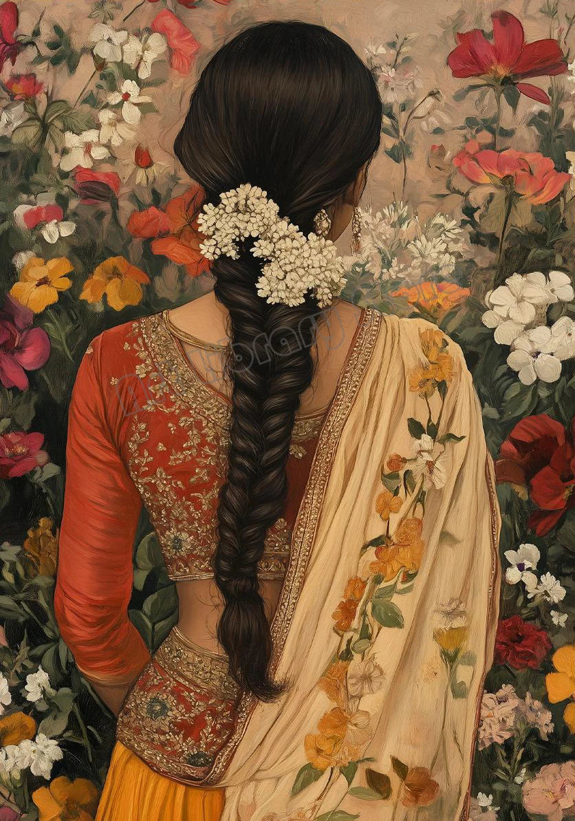 Indian Traditional Lady Poster