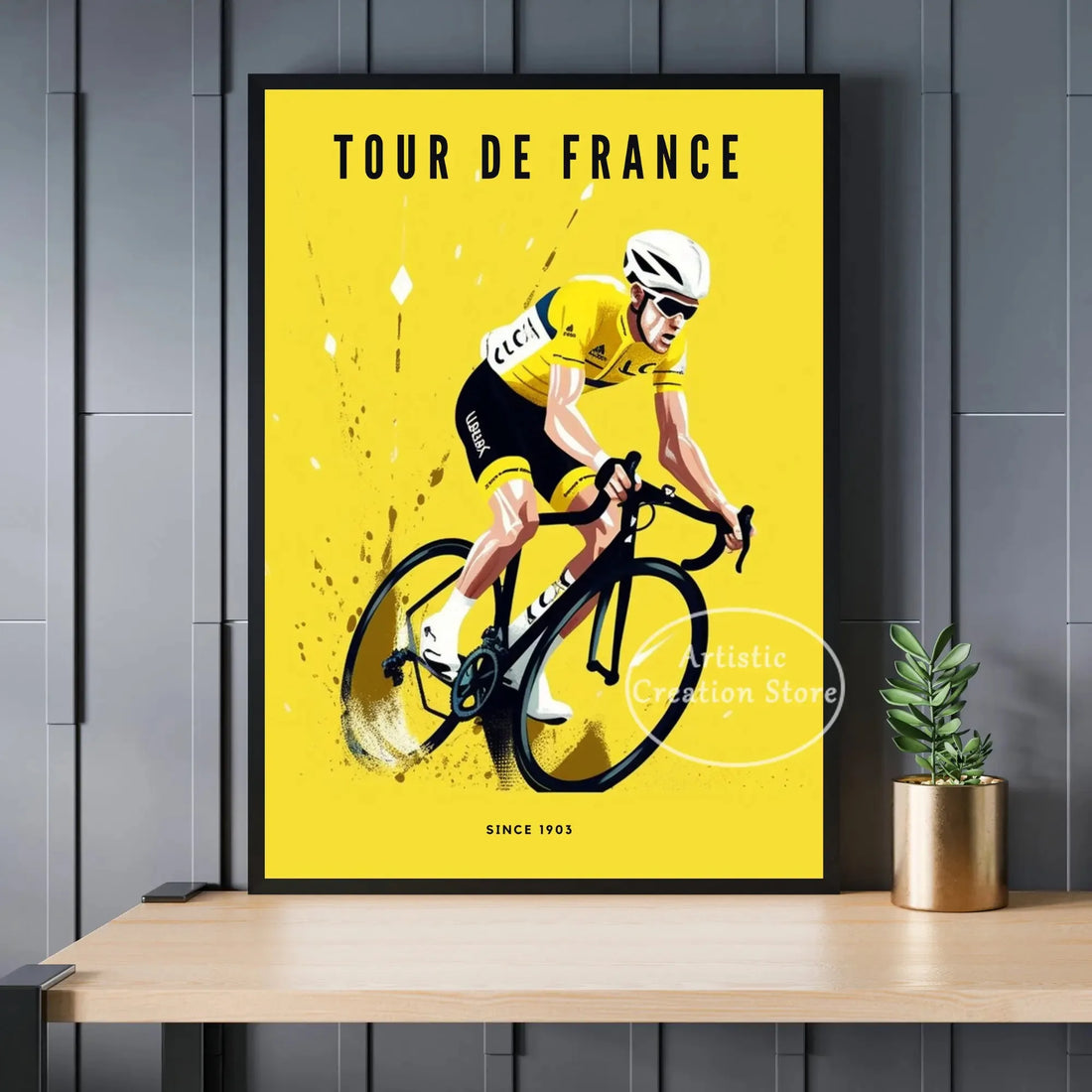 Tour de France Cyclist Poster
