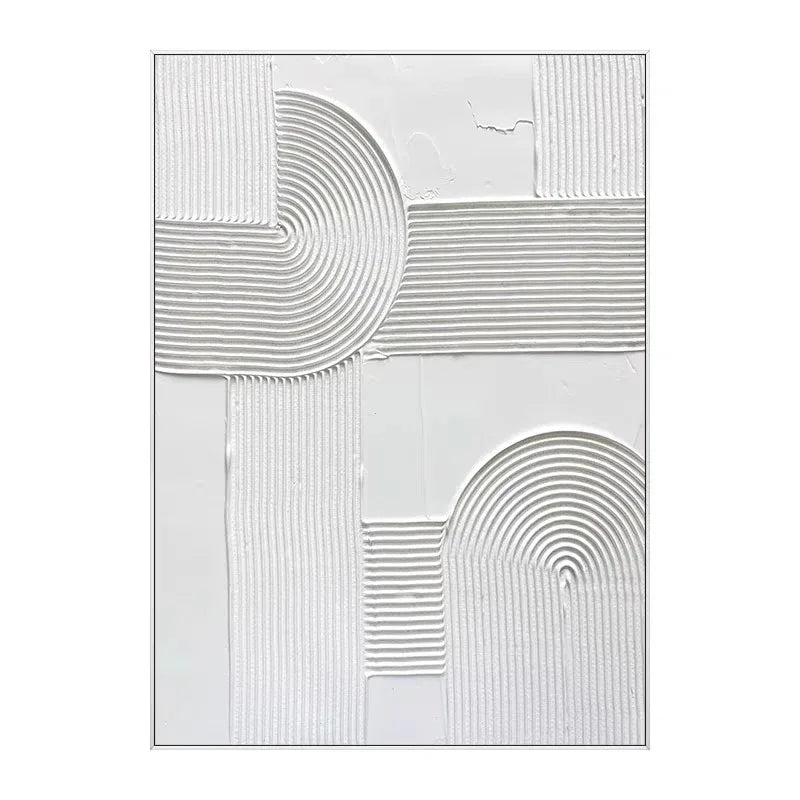 White Line Concept Art Canvas