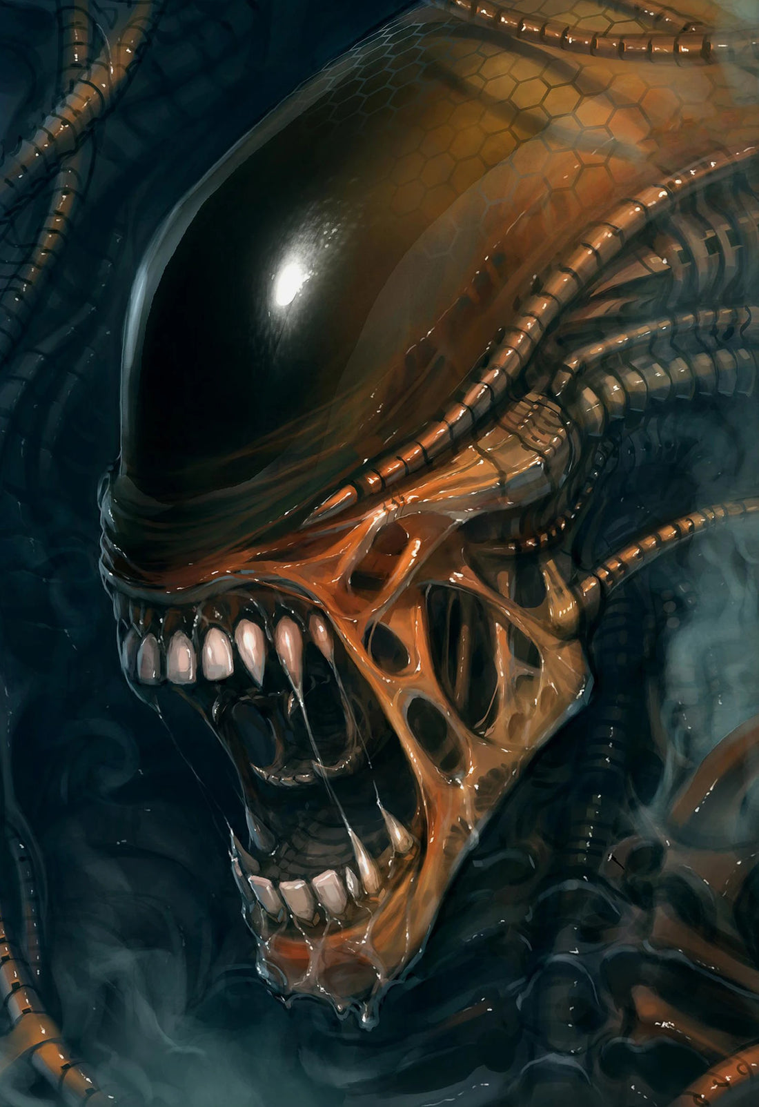 Classic Horror Alien Canvas