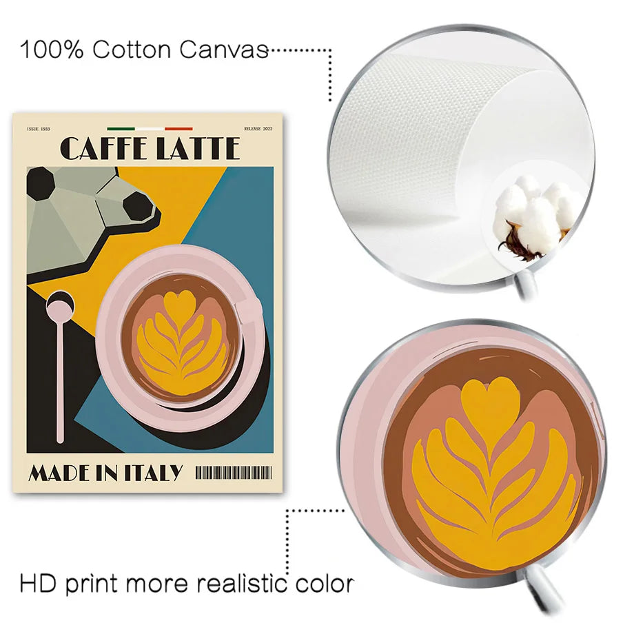 Italian Espresso Coffee Pot Print