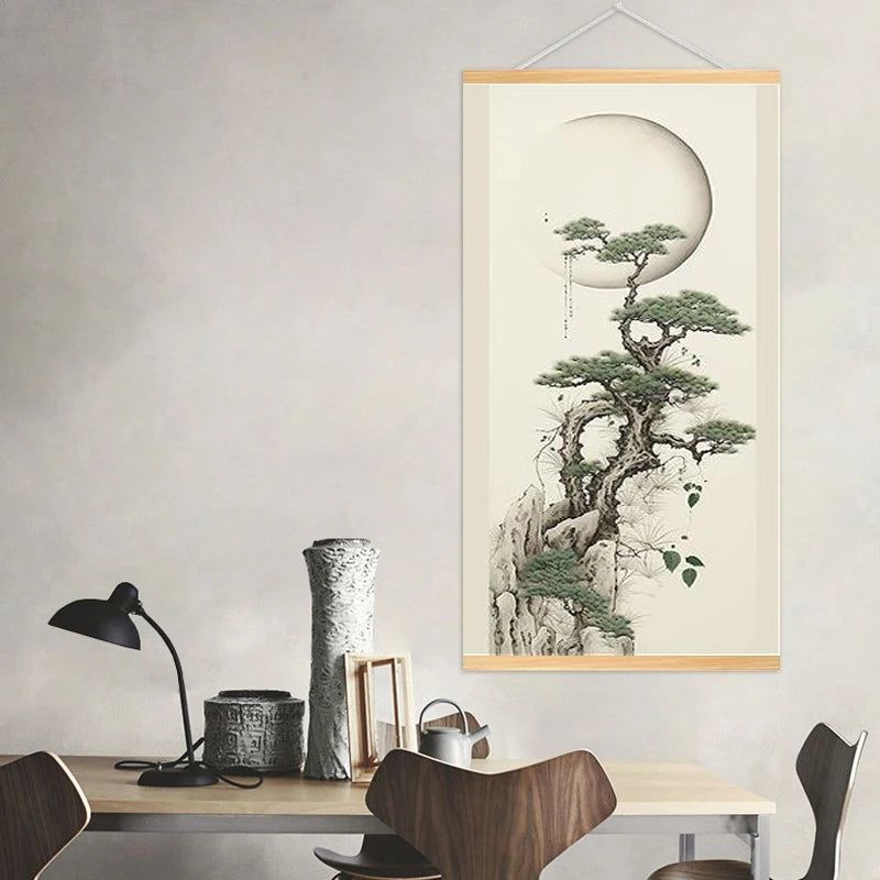 Chinese Pine Tree Poster