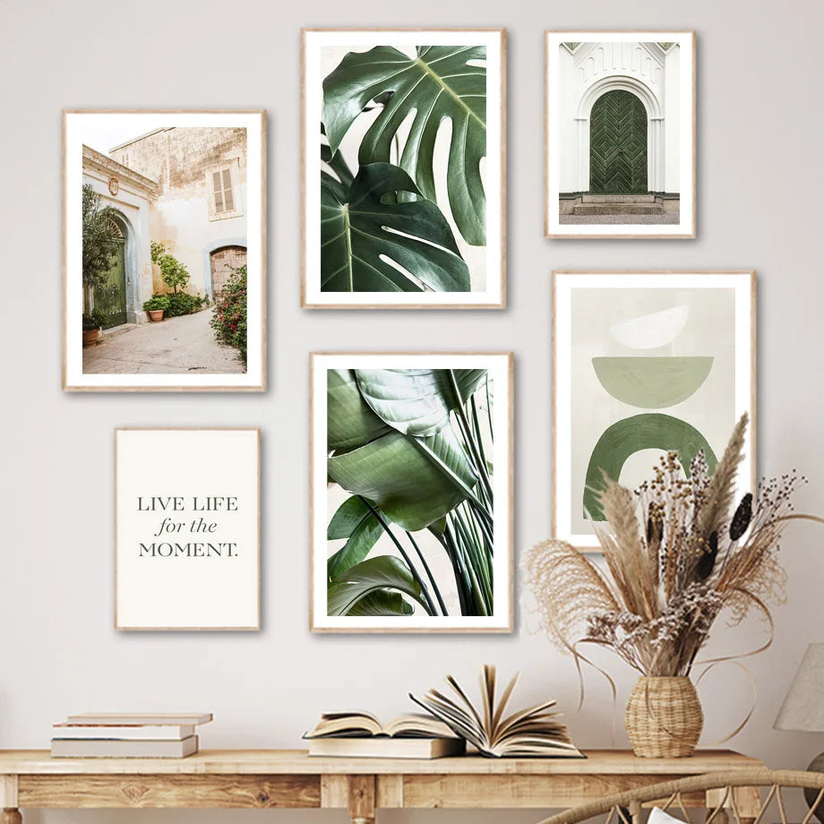 Monstera Botanical Boho Poster