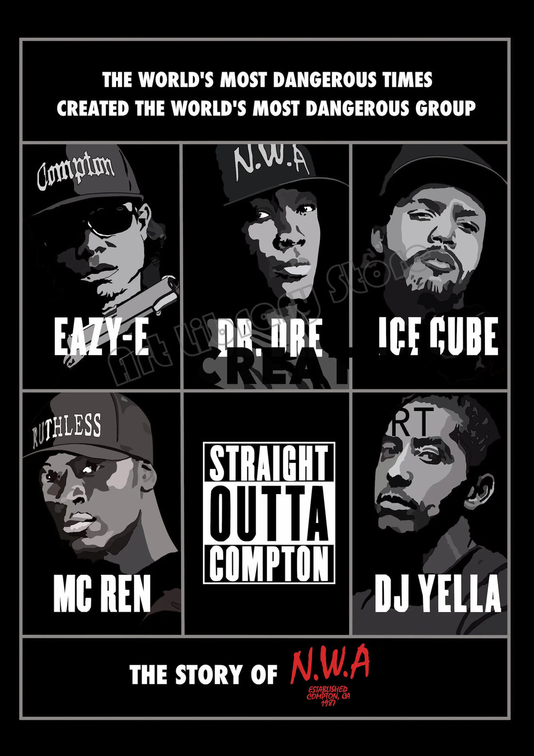 NWA Straight Outta Compton Poster