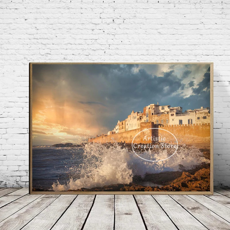 Morocco Sunset Wall Canvas
