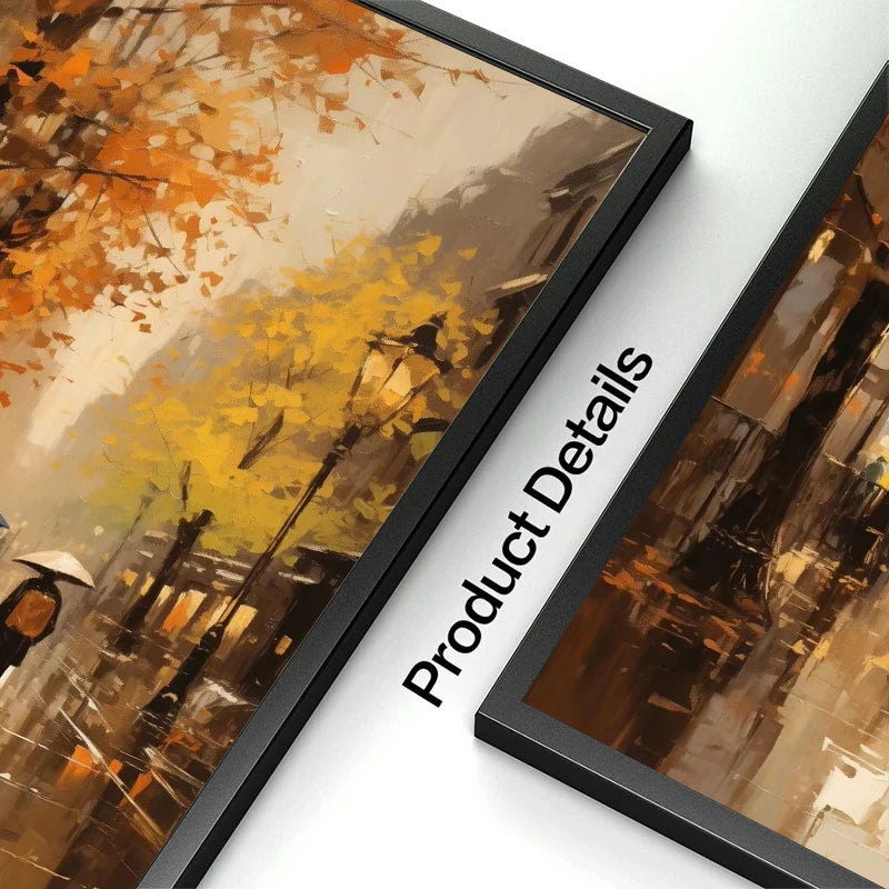 Autumn Countryside Deer Canvas