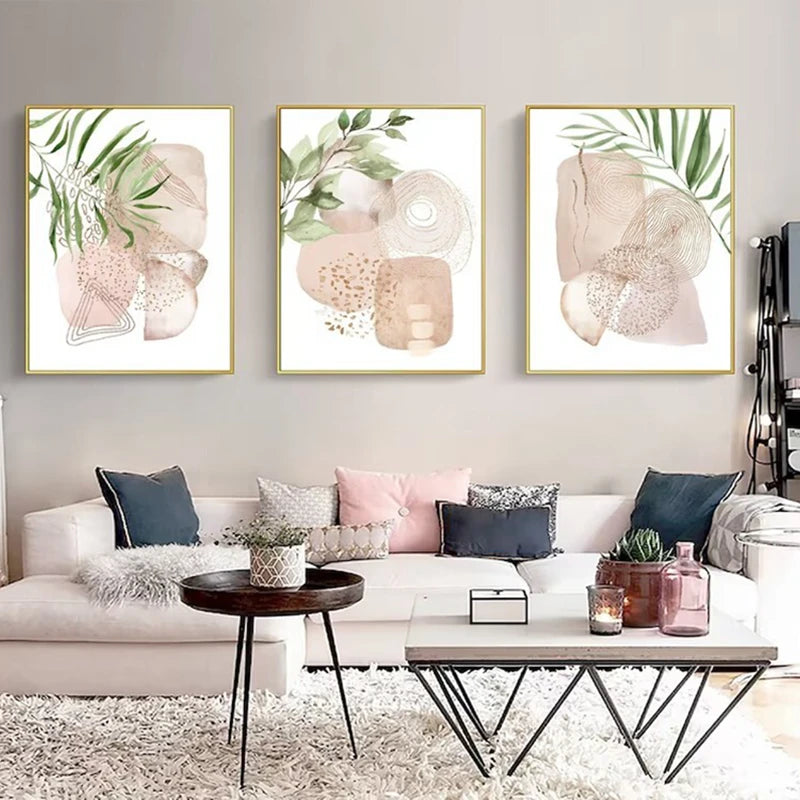 Gold Leaf Botanical Canvas