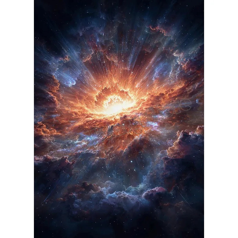 Sci-Fi Galaxy Black Hole Art