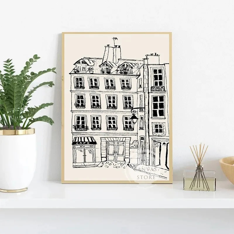 Paris Architecture Poster