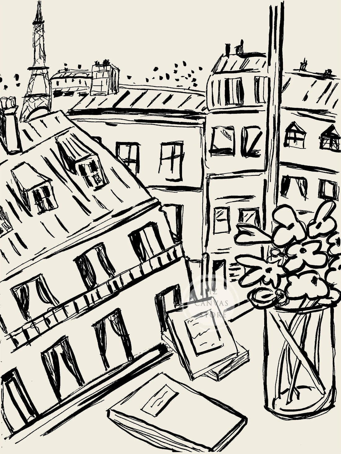 Paris Architecture Poster