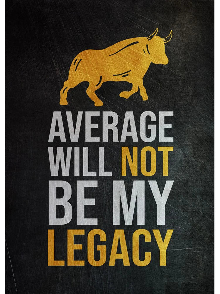 Golden Office Quote Canvas