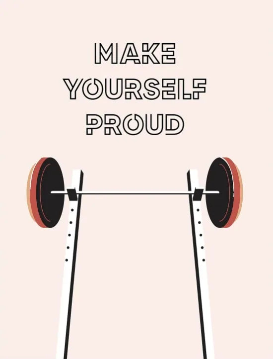 Minimalist Fitness Gym Poster