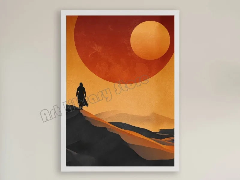 Retro Dune Arrakis Art
