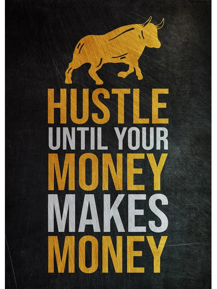 Golden Office Quote Canvas