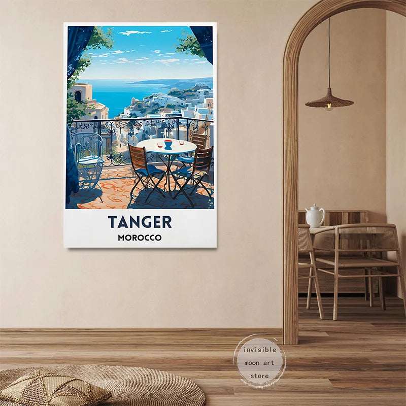 Moroccan Travel Art Poster