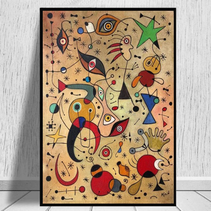 Joan Miro Surreal Art Print