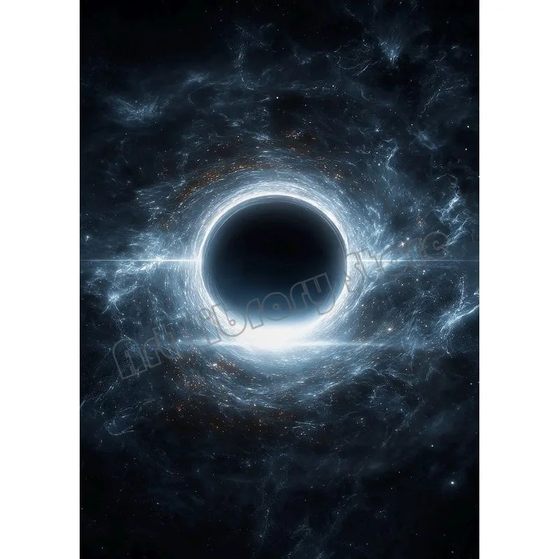 Sci-Fi Galaxy Black Hole Art