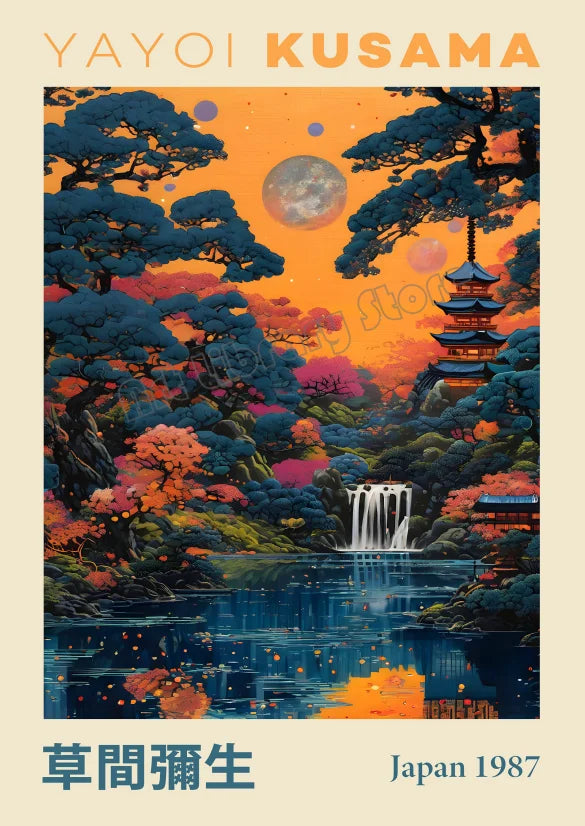 Japanese Geometric Landscape Art