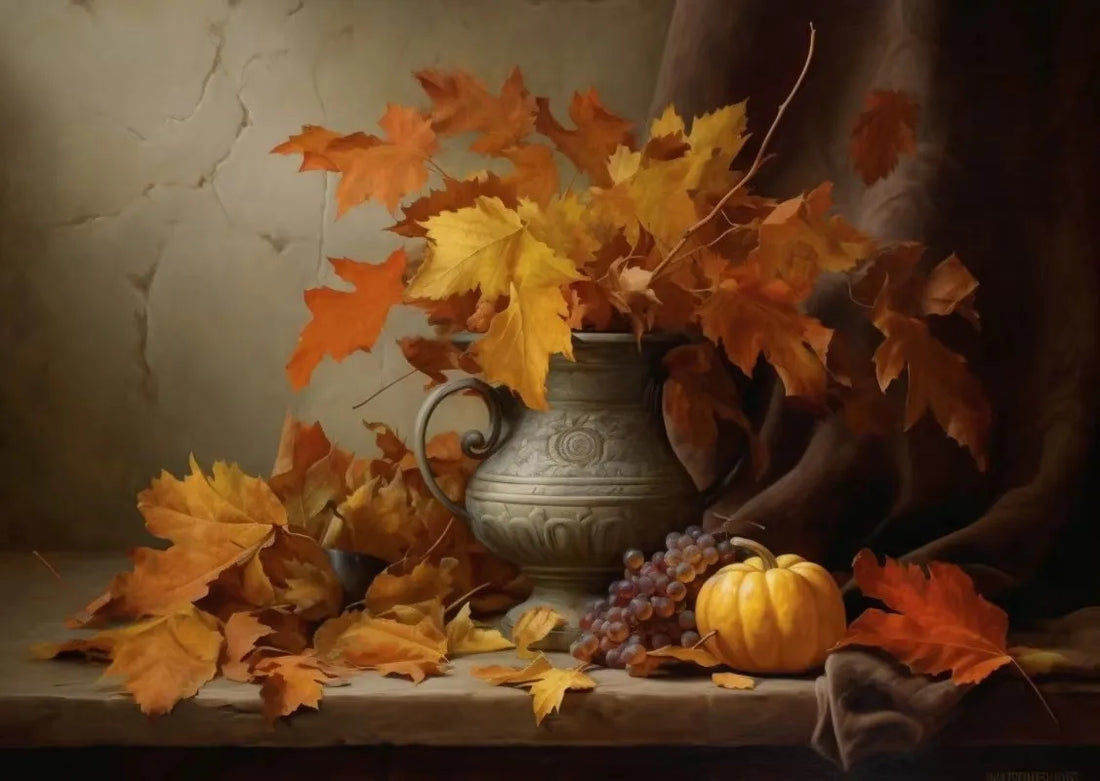 Autumn Countryside Deer Canvas