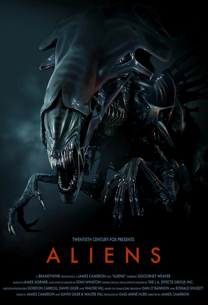 Classic Horror Alien Canvas